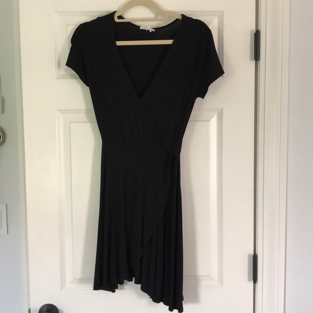 Black Wrap Dress